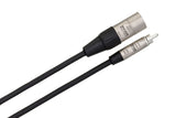 Hosa Pro Unbalanced Interconnect, REAN RCA to XLR3 - HRX-005