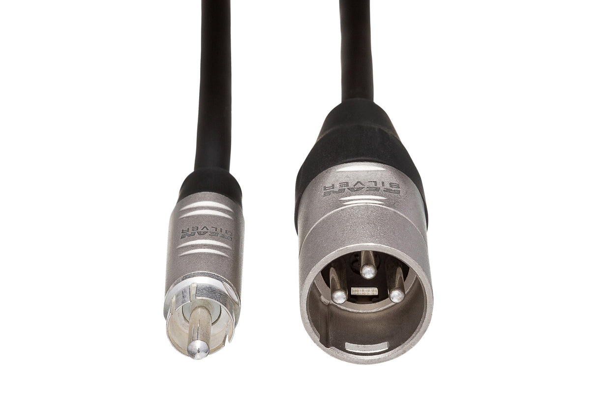 Hosa Pro Unbalanced Interconnect, REAN RCA to XLR3 - HRX-005