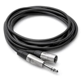 Hosa Adaptor - 1/4" TRSM to XLR3M, 1.5' - HSX-001.5