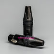 Neutrik Cable end XX series 3 pin female - black/gold - bulk