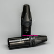 Neutrik Cable end XX series 3 pin male - black/gold - bulk
