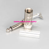 Neutrik Rean™ Plug 1/4" mono - long handle - nickel/silver - Cable OD 8mm; bulk