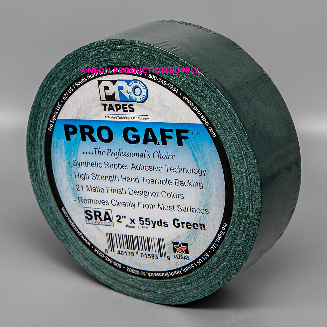 Pro Gaff Tape - 2" x 55yd, Standard Colors