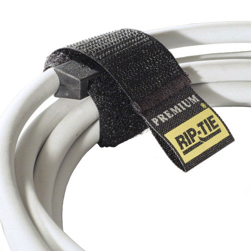 Rip Tie Rip-Lock, 1" x 6.5", Black, 1pcs  - RLH-065-BK