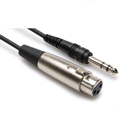 Hosa 1/4" TRSM to XLR3F Cable, 5' - STX-105F