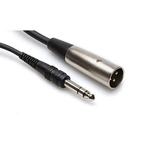 Hosa 1/4" TRSM to XLR3M Cable, 5' - STX-105M