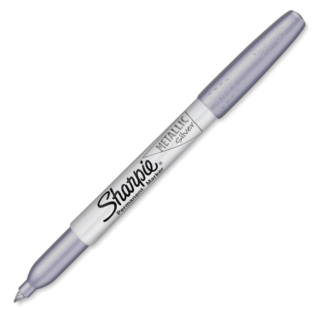 Sharpie Metallic Permanent Markers, Fine Point, Silver, 12 Count Sharpie Metallic Permanent Markers, Fine Point, Silver, 12 Count