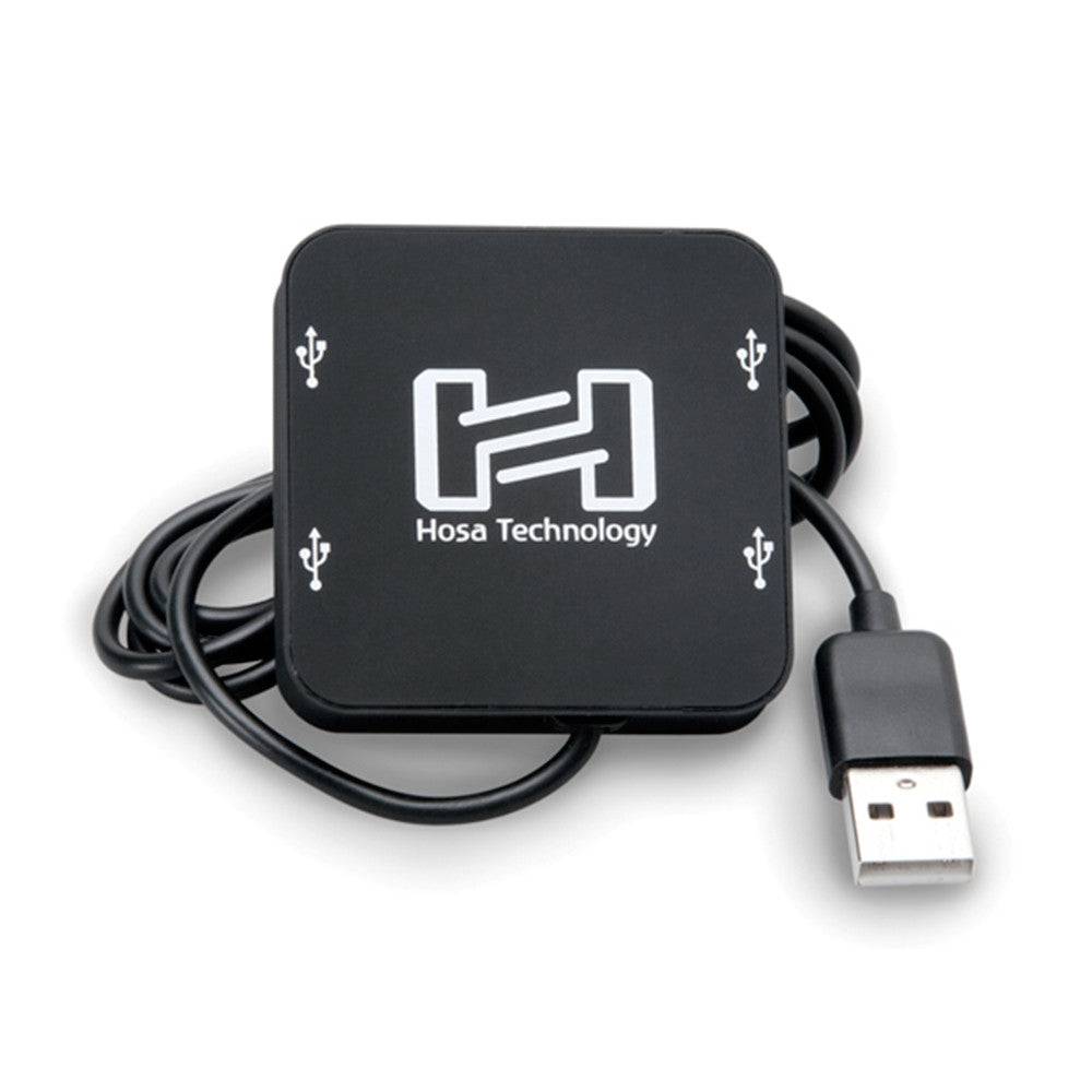 Hosa USB 2.0 Hub - 4 Port Bus Powered - USH-204