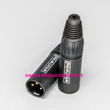 Whirlwind Connector - XLR - WW, male inline, 1 Piece  - WI3M-BK