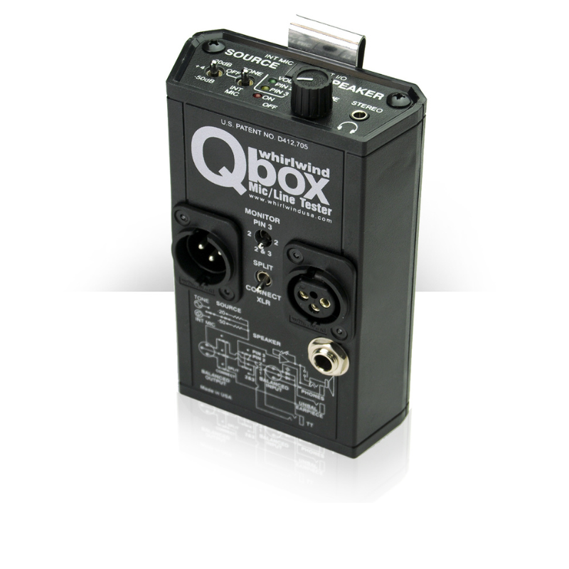 Whirlwind - All-in-One Audio Line Tester - QBOX