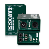 Radial Engineering ProAV2 Stereo Passive Multimedia Direct Box - ProAV2