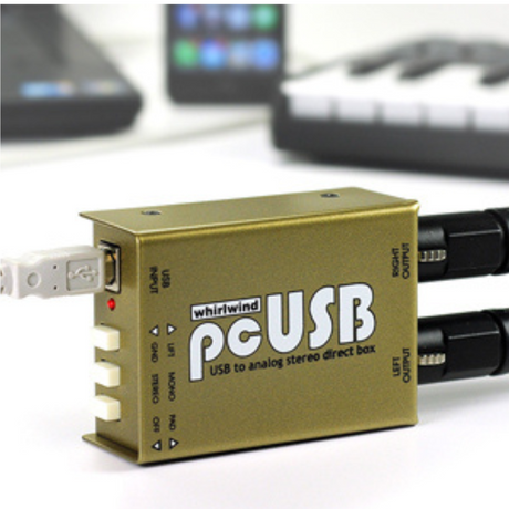 Whirlwind Direct Box USB-B input - PC USB