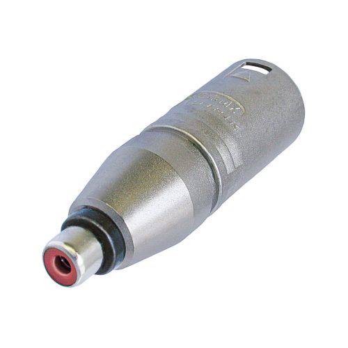 Neutrik 3 Pin Inline Male  XLR to RCA Female - NA2MPMF