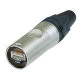 Neutrik Cat6a EtherCon Cable End, Includes Cat6a  RJ45, Nickel - NE8MX6-T