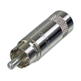 Rean/Neutrik RCA Connector - Nickel/Nickel - NYS352