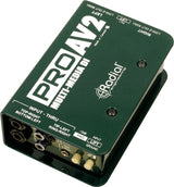 Radial Engineering ProAV2 Stereo Passive Multimedia Direct Box - ProAV2