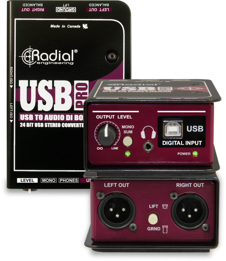 Radial Engineering USB-Pro Stereo USB DI - USB-Pro