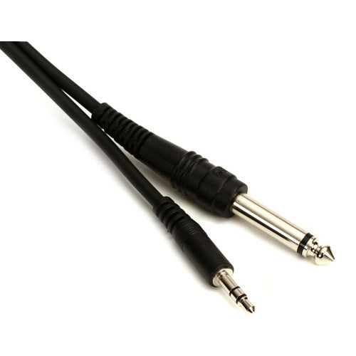 Hosa 1/8" 3.5mm TRSM to 1/4" TSM Cable, 5' - CMP-105 - Neon Production Supply