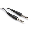 Hosa Instrument Cable - 1/4" TSM to 1/4" TSM, 10' CPP-110 - Neon Production Supply