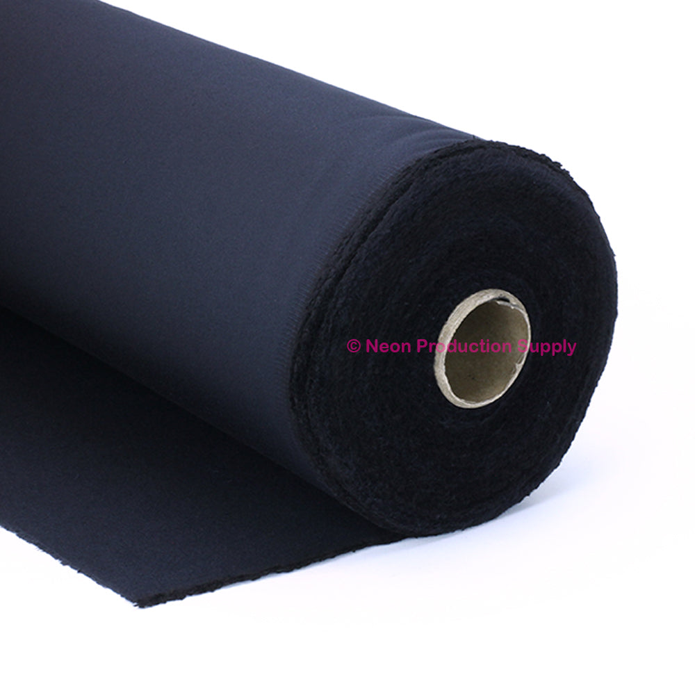 Duvetyne - 100yd x 54in Roll, 12oz, Black - Neon Production Supply