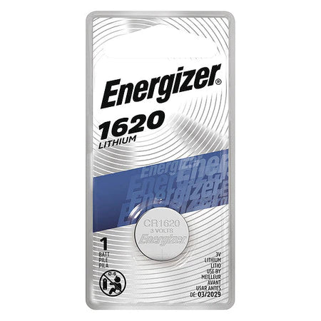 Energizer ECR 1620 Coin Battery, Lithium, 1 Pack