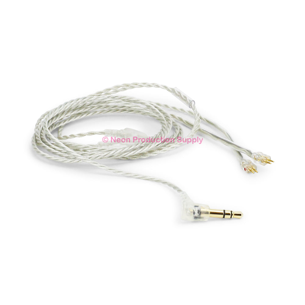 JH Audio 2-Pin Replacement Cable, 48" Clear - Neon Production Supply