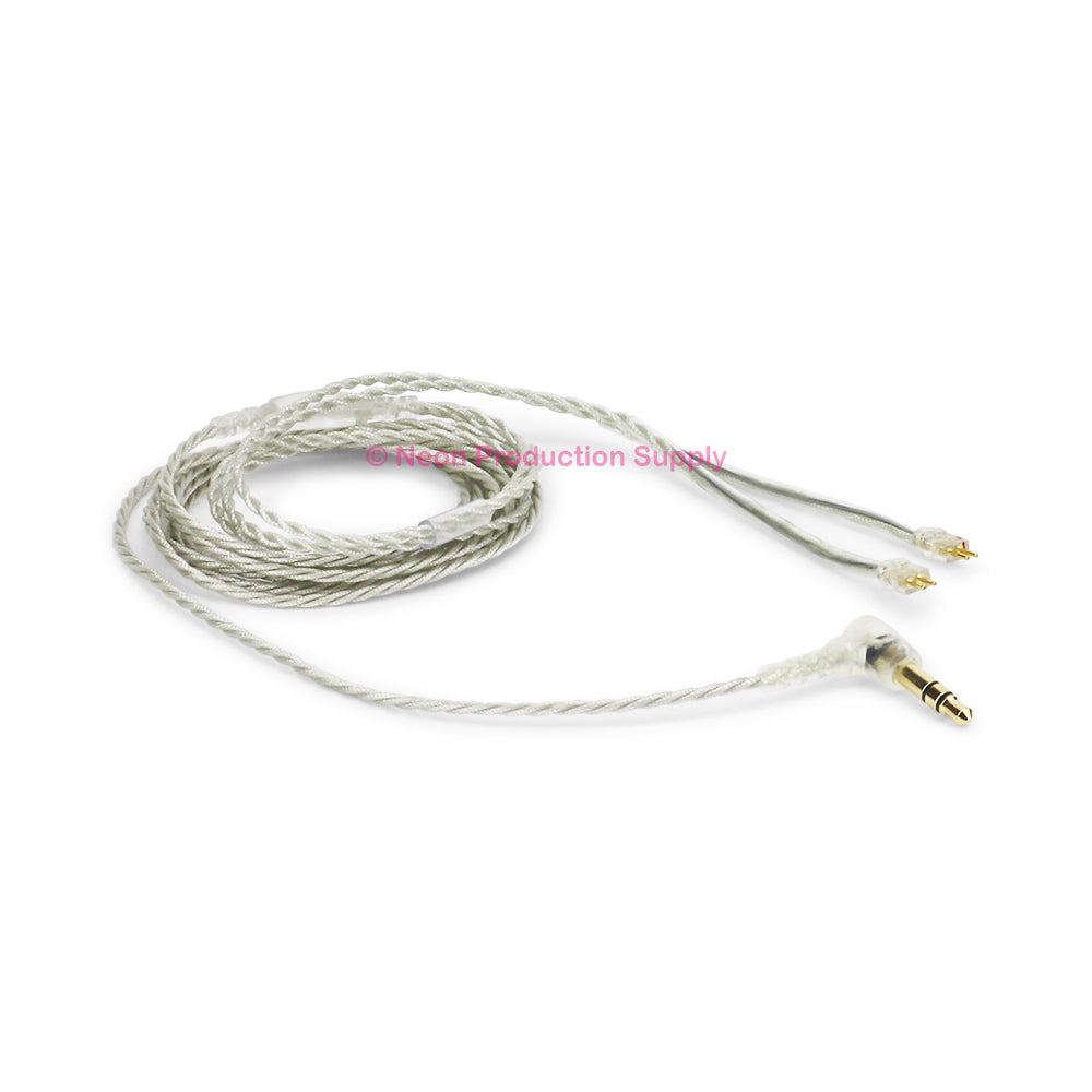JH Audio 2-Pin Replacement Cable, 64" Clear - Neon Production Supply