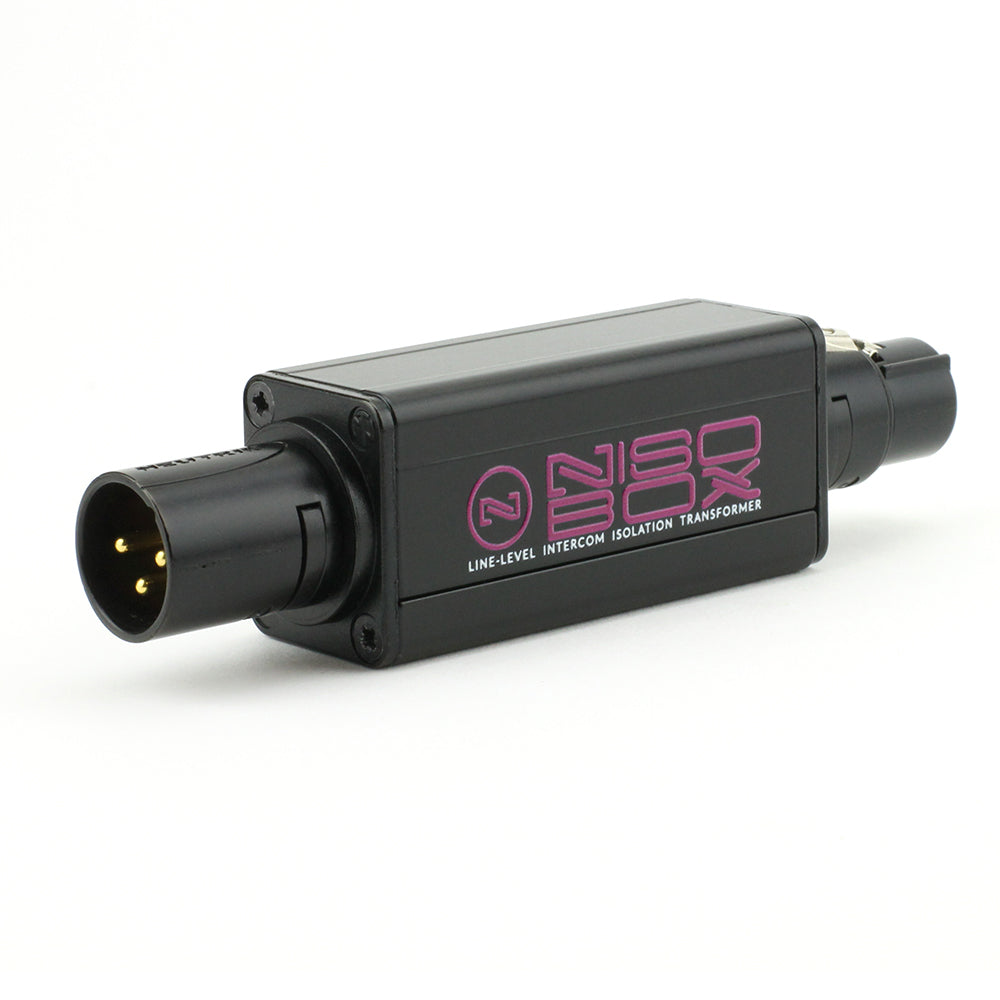 NisoBox Professional Intercom & Line Level Audio Isolation Transformer -  Neon Production Supply