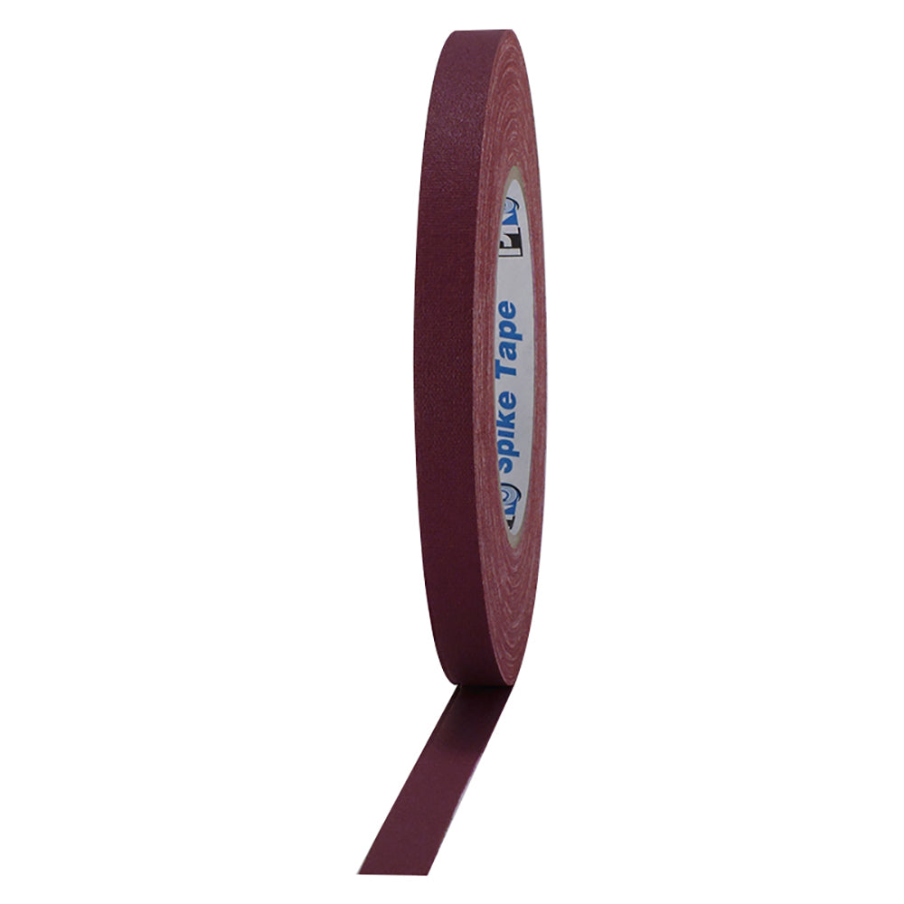 Pro Gaff Spike Tape - 1/2" x 45yd, Burgundy - Neon Production Supply
