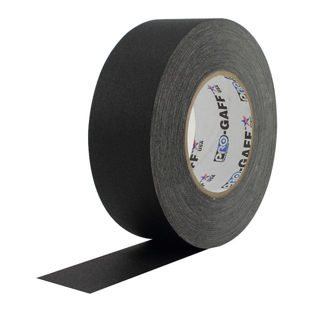 Pro Gaff Tape - 2" x 55yd, Black - Neon Production Supply