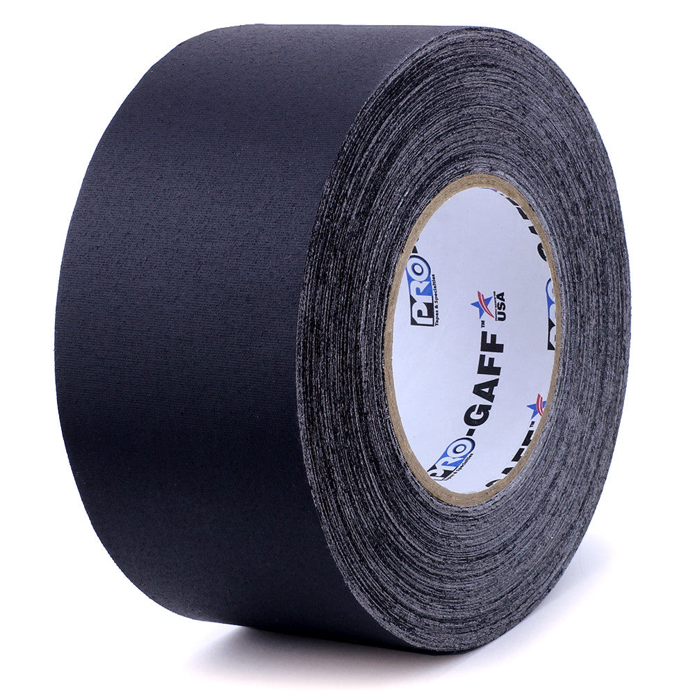Pro Gaff Tape - 3" x 55yd, Black - Neon Production Supply