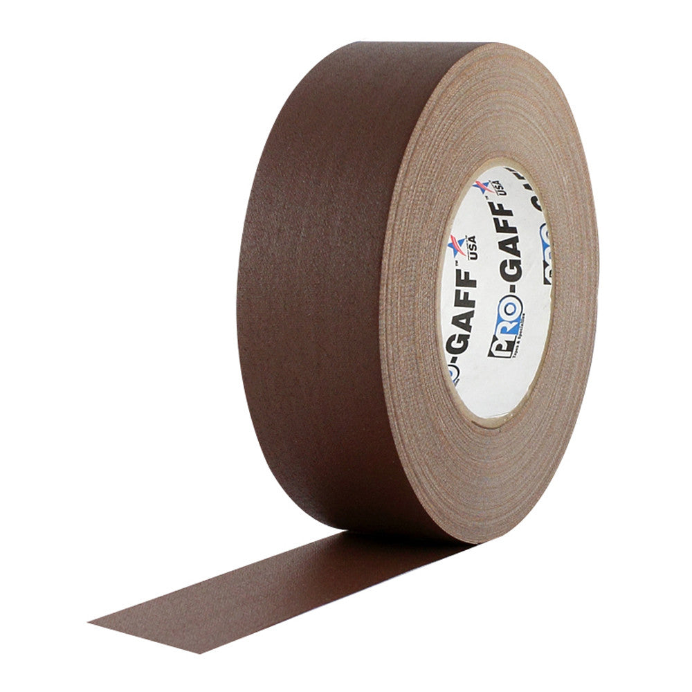 Pro Gaff Tape - 2" x 55yd, Brown - Neon Production Supply