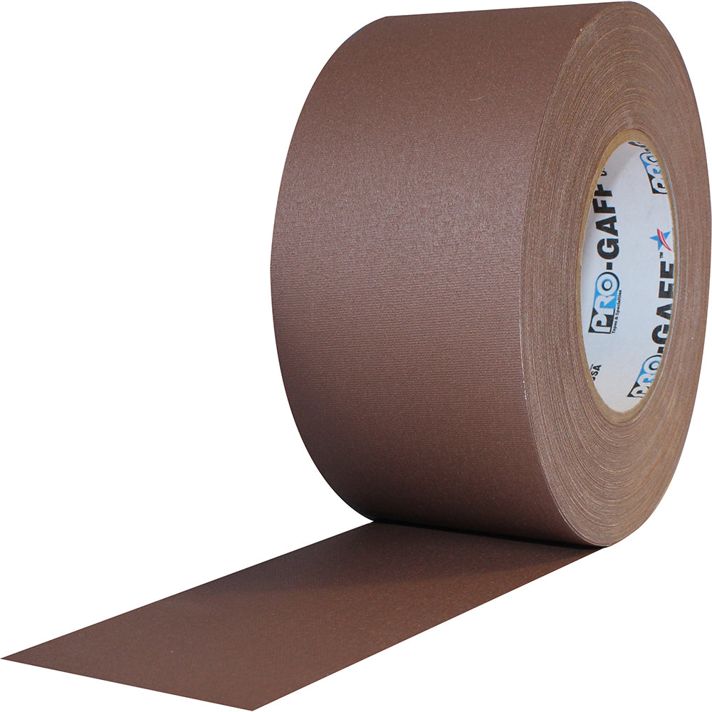 Pro Gaff Tape - 3" x 55yd, Brown - Neon Production Supply