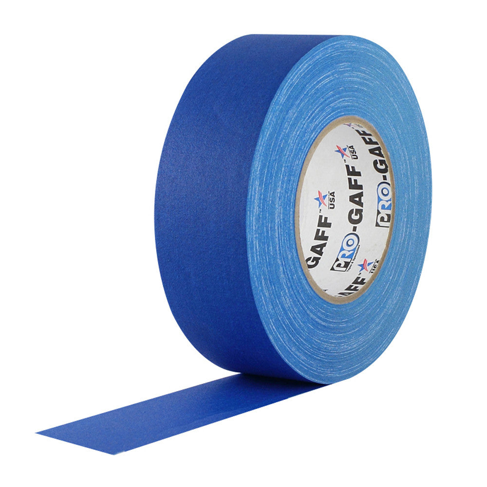 Pro Gaff Tape - 2" x 55yd, Electric Blue - Neon Production Supply