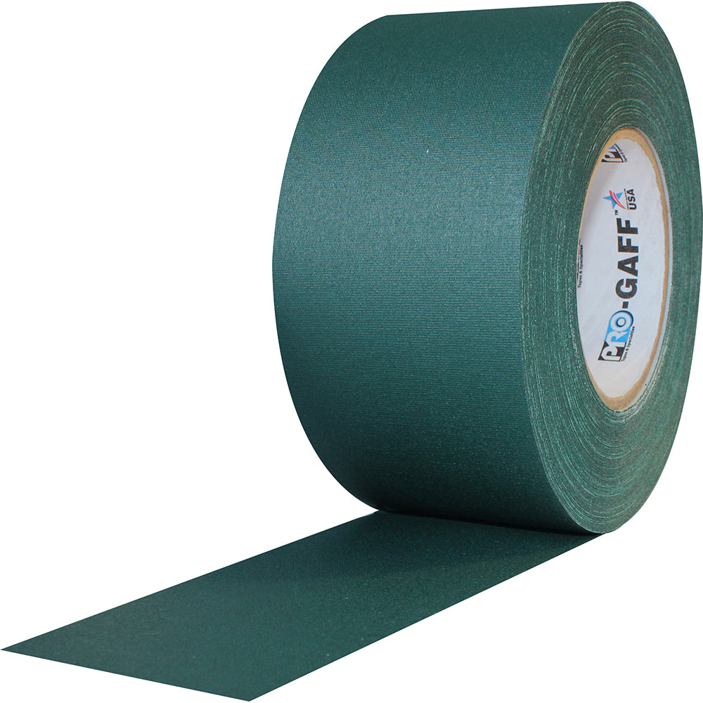 Pro Gaff Tape - 3" x 55yd, Green - Neon Production Supply