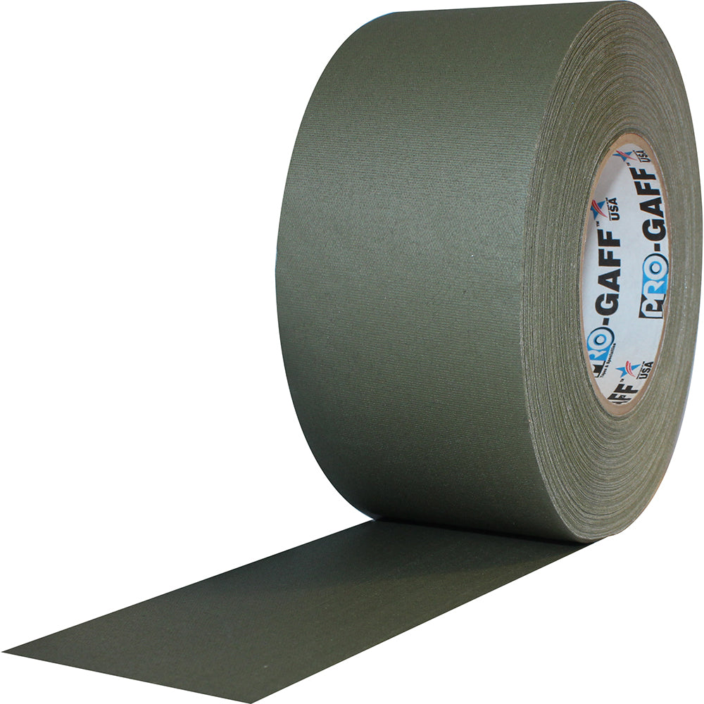 Pro Gaff Tape - 3" x 55yd, Olive Drab - Neon Production Supply