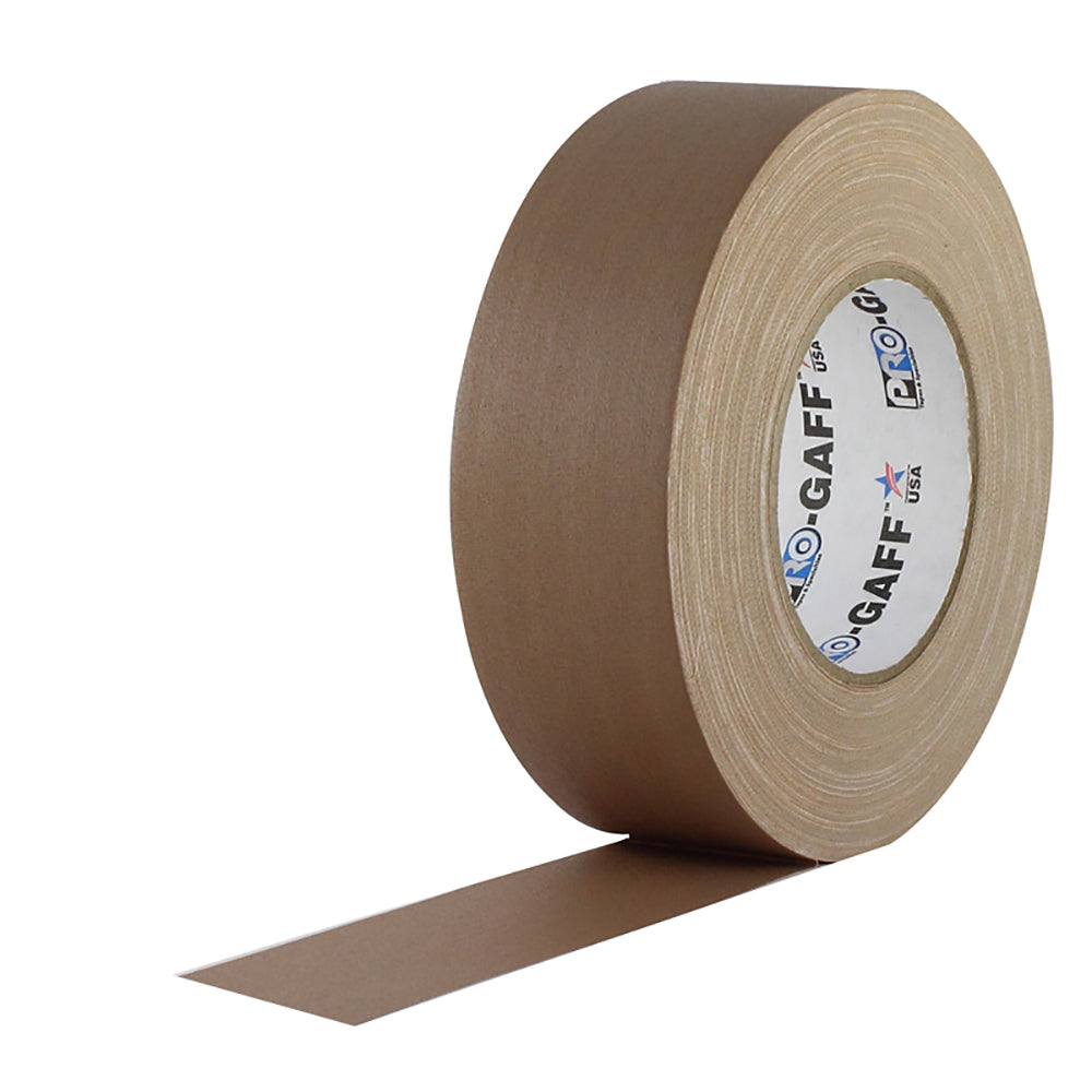 Pro Gaff Tape - 2" x 55yd, Tan - Neon Production Supply