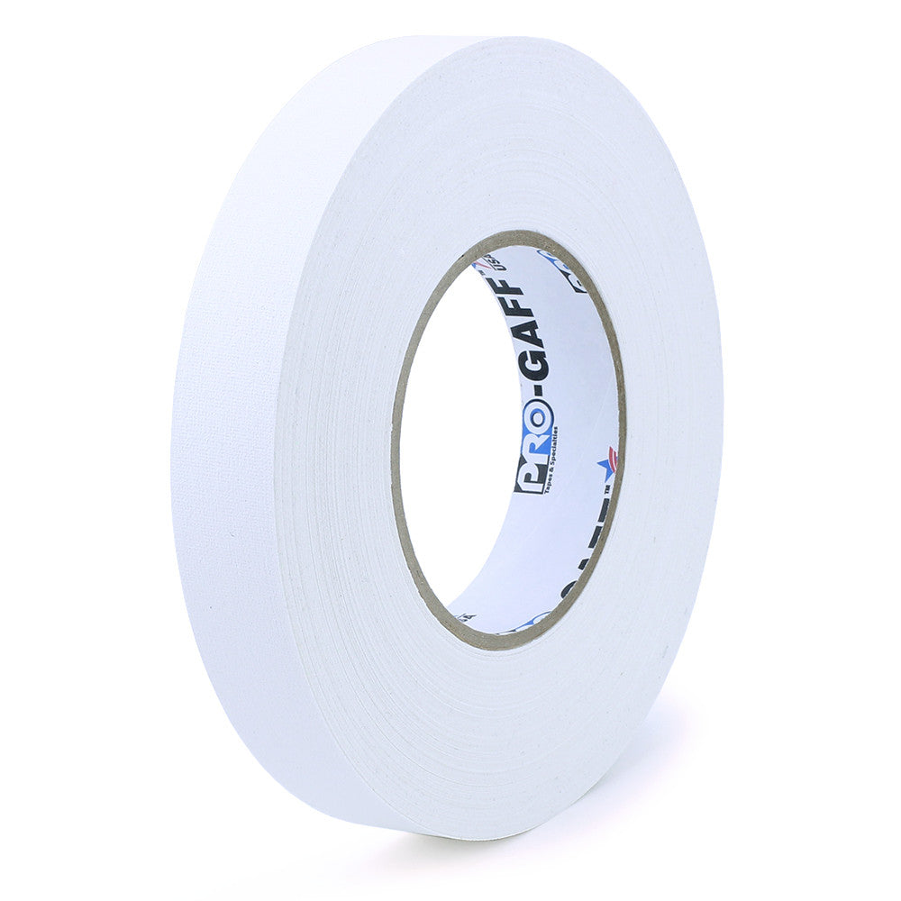 Pro Gaff Tape - 1" X 55yd, White - Neon Production Supply