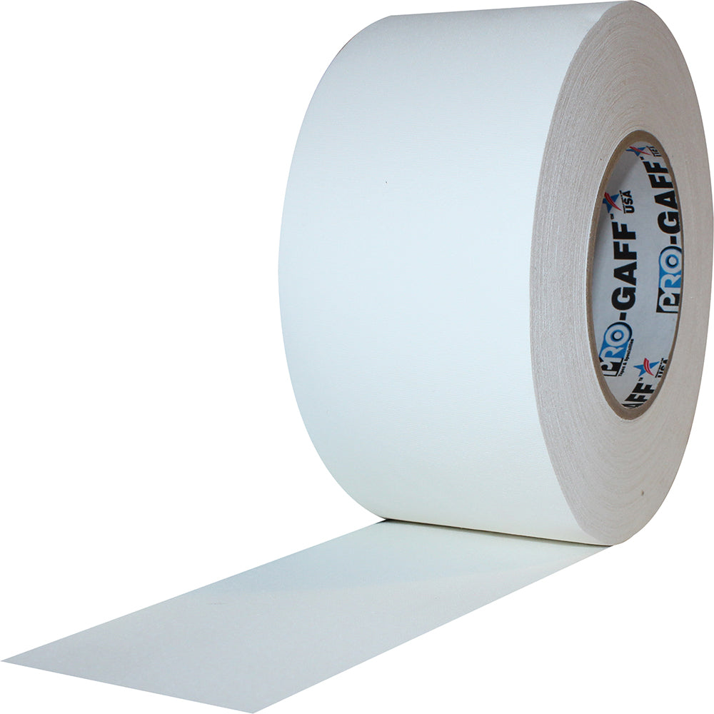 Pro Gaff Tape - 3" x 55yd, White - Neon Production Supply