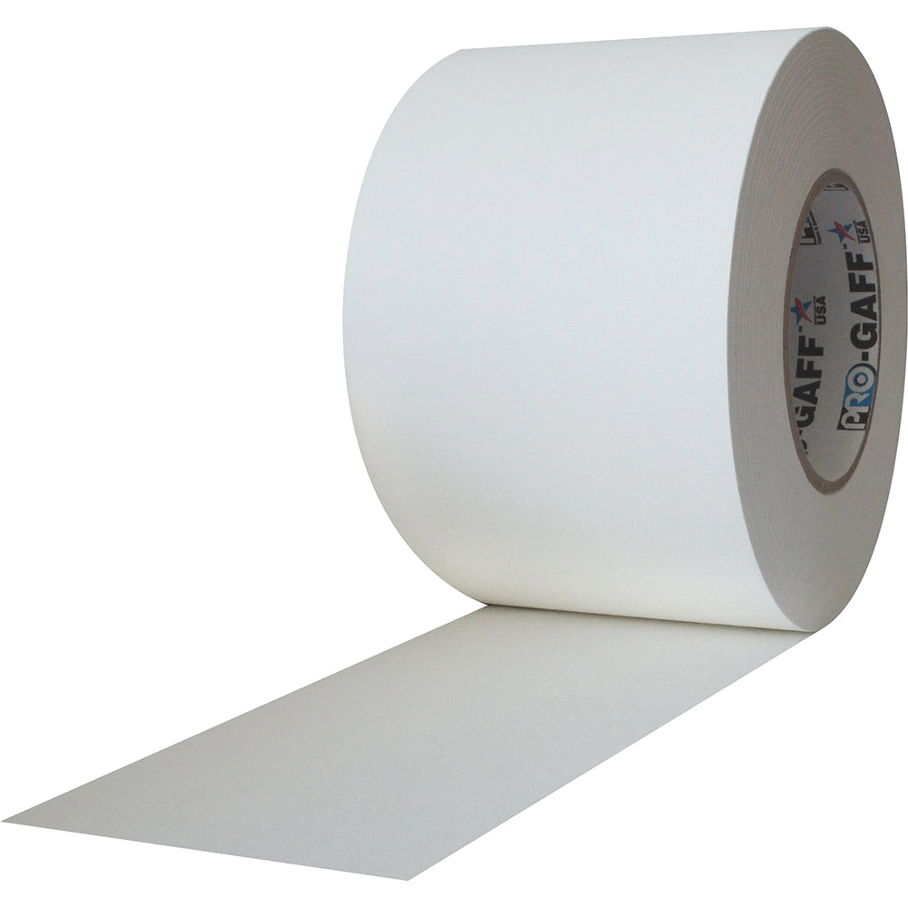 Pro Gaff Tape - 4" x 55yd, White - Neon Production Supply
