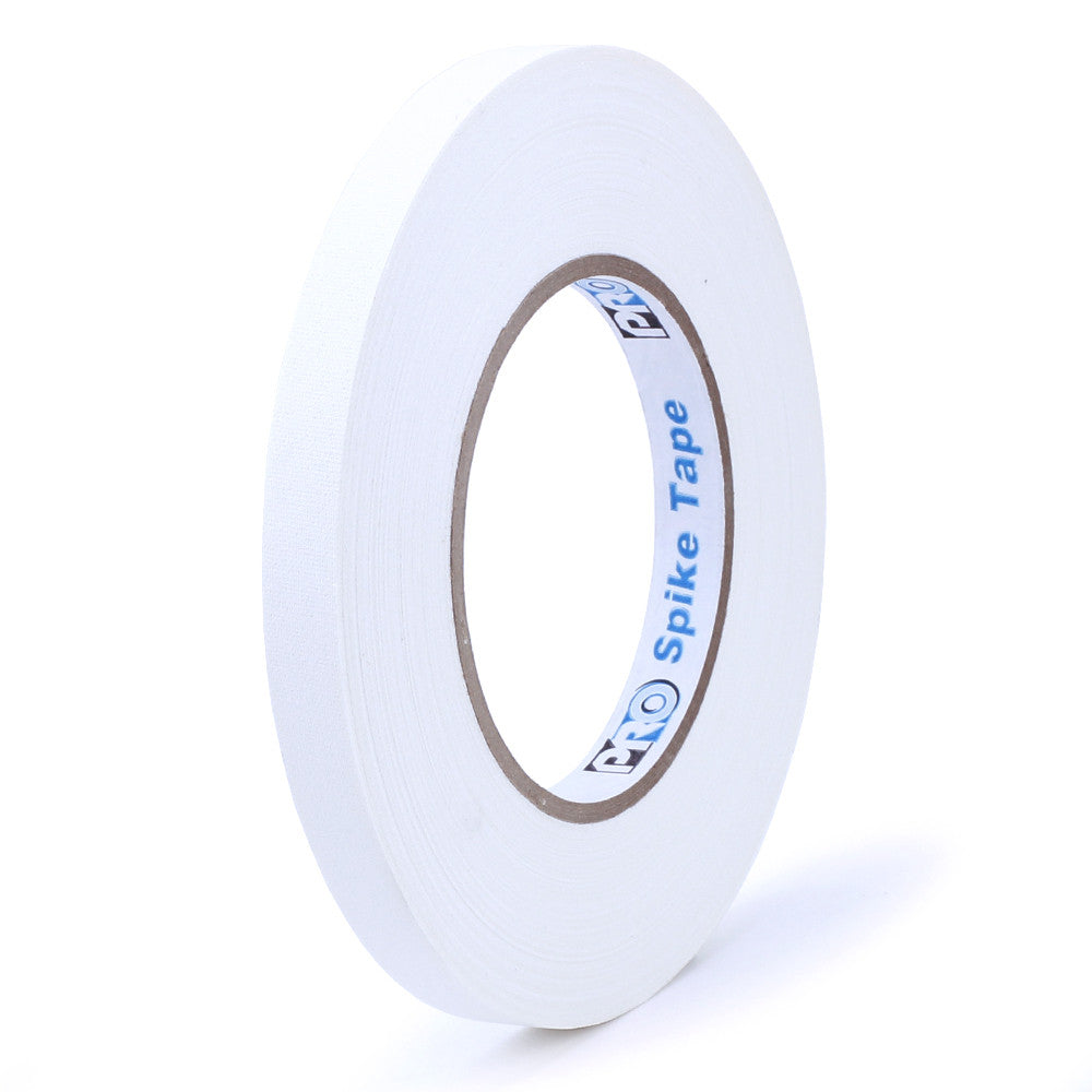 Pro Gaff Spike Tape - 1/2" X 45yd, White - Neon Production Supply