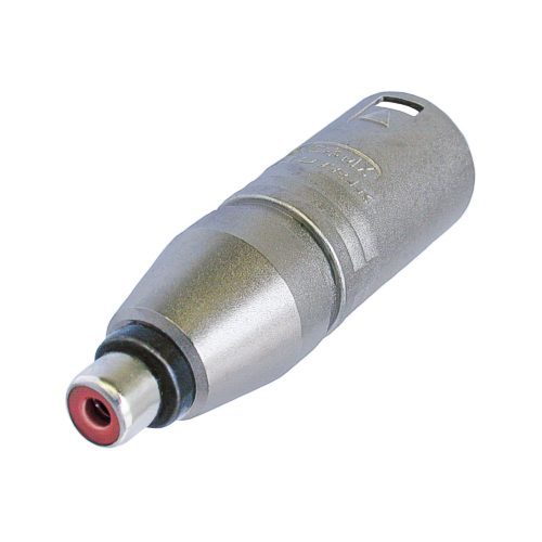 Neutrik 3 Pin Inline Male  XLR to RCA Female - NA2MPMF - Neon Production Supply