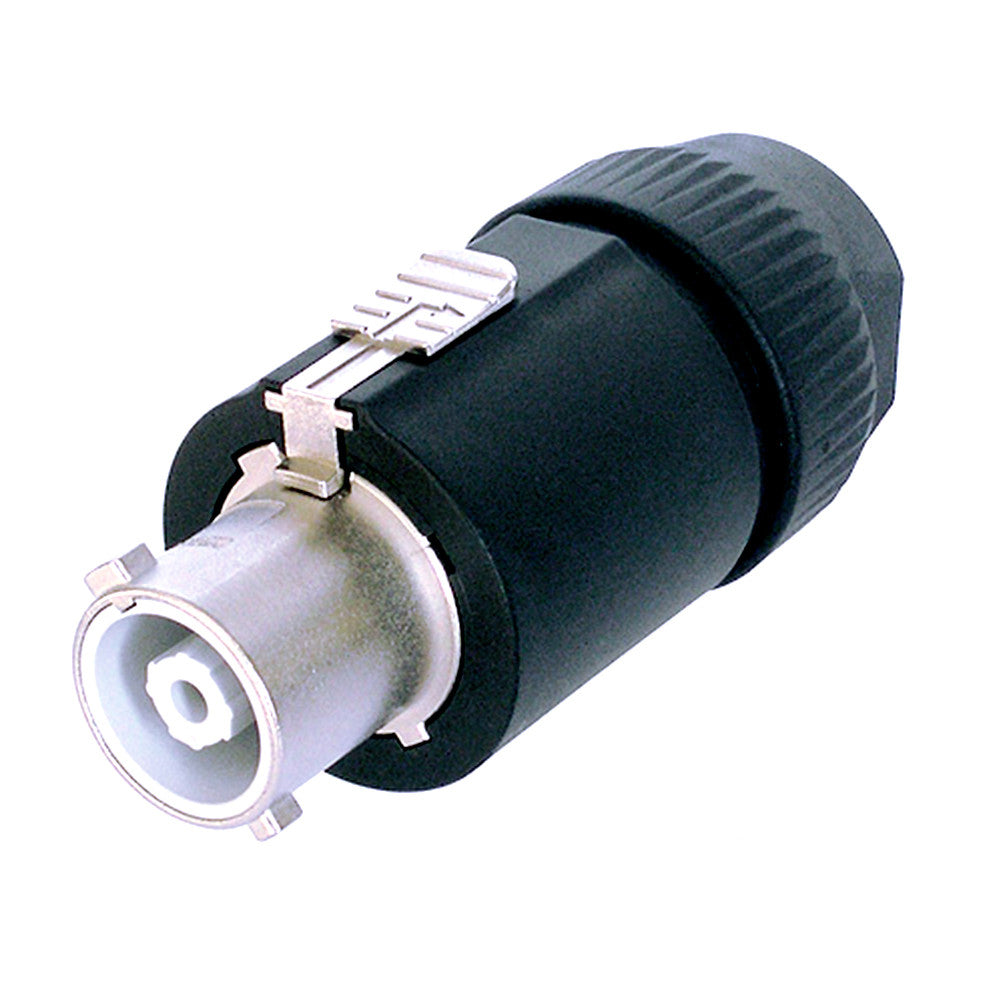 Neutrik powerCON Inline Connector - 32 Amp, Black - NAC3FC-HC - Neon Production Supply
